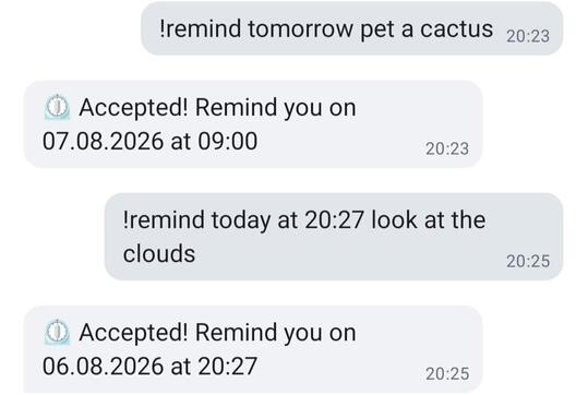 Asking for a reminder to look at the clouds